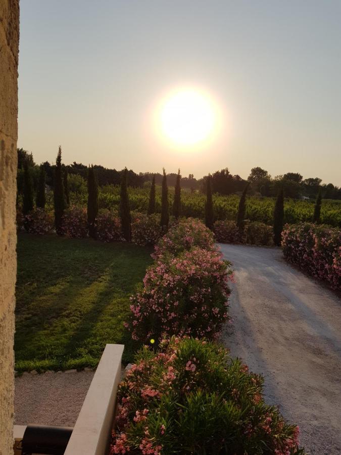 Le Mas De Guiguite Mézoargues Exteriör bild